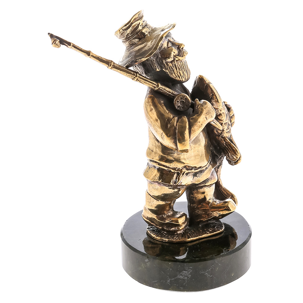Бронзовая статуэтка «Рыбак с рыбой» - интернет магазин Русь Велика я фото 3
