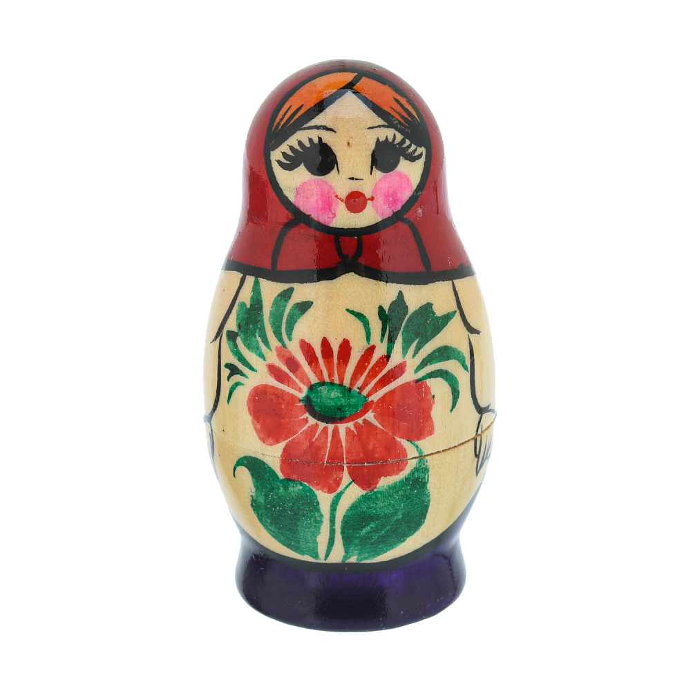 Матрешка семеновская «Россиянка» 3 места - интернет магазин Русь Велика я фото 1