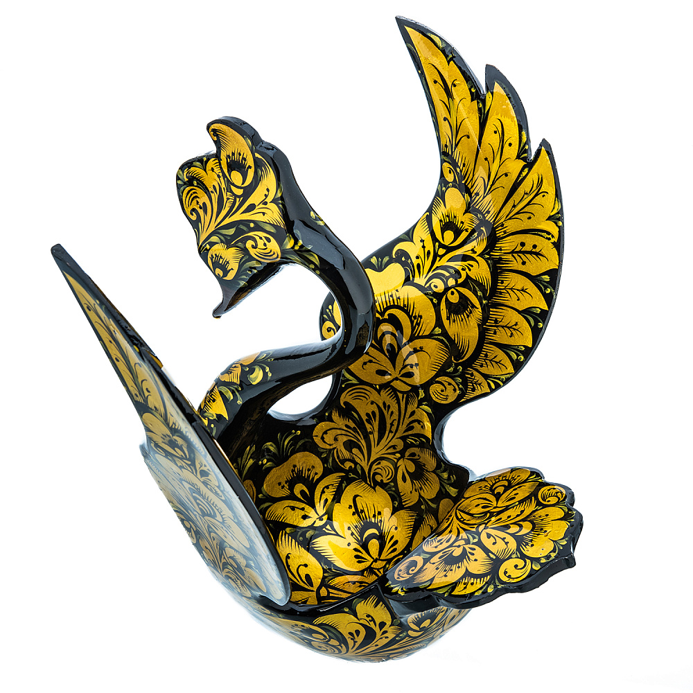 Братина «Лебедь». Хохлома - интернет магазин Русь Велика я фото 3