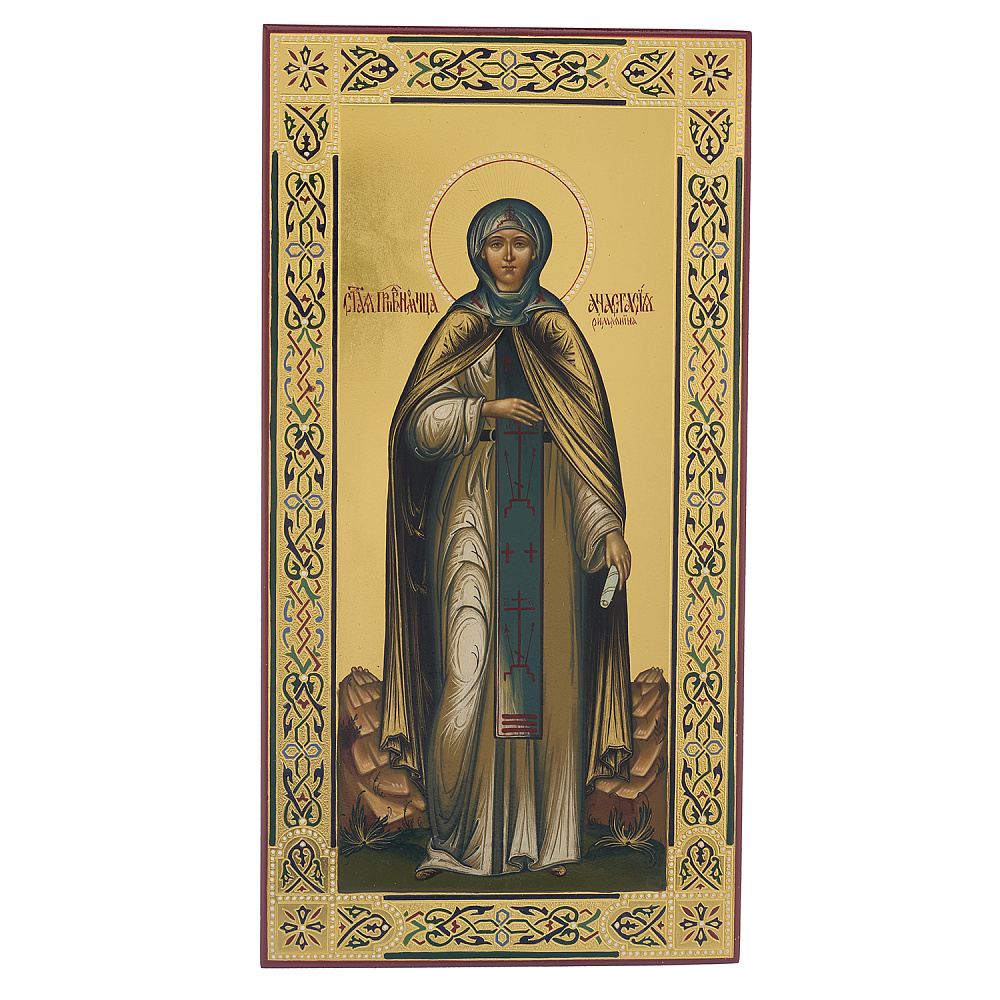 Икона «Святая Анастасия» 13х25 см - интернет магазин Русь Велика я 