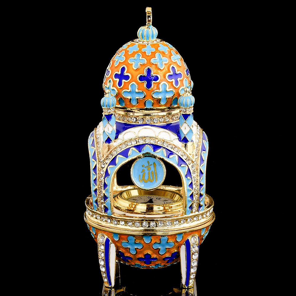 Шкатулка «Мечеть» с часами. Традиции Фаберже - интернет магазин Русь Велика я фото 3