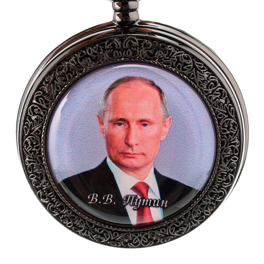 Часы сувенирные на цепочке «Путин В.В.» - интернет магазин Русь Велика я фото 3