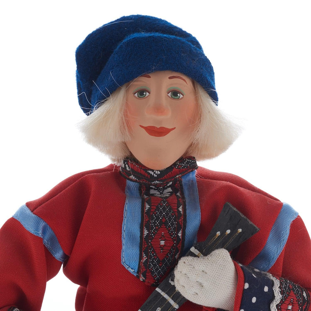 20018 Кукла «Федя с балалайкой» (ручная работа) - интернет магазин Русь Велика я фото 5
