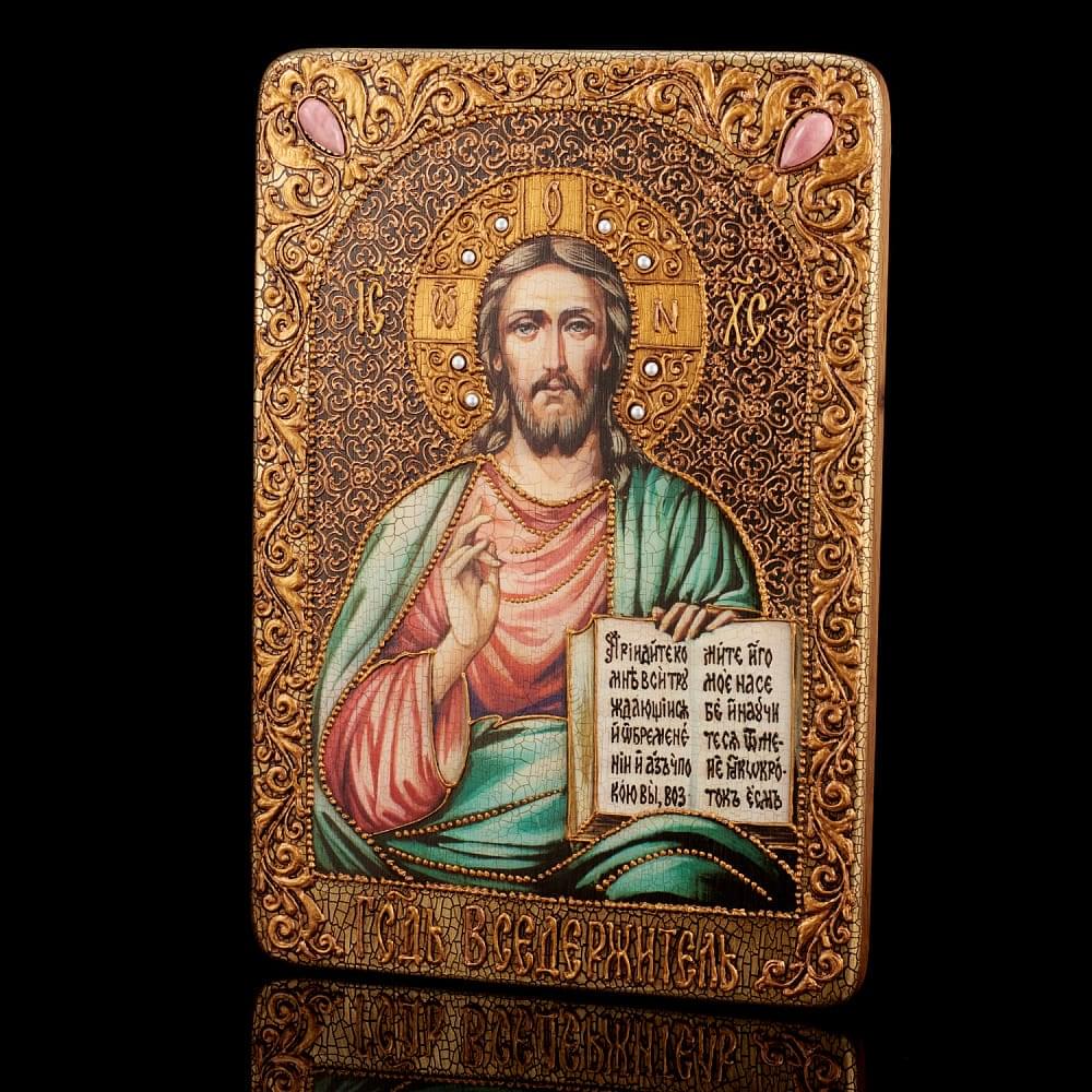 Икона подарочная «Господь Вседержитель» 29 х 42 см - интернет магазин Русь Велика я фото 2