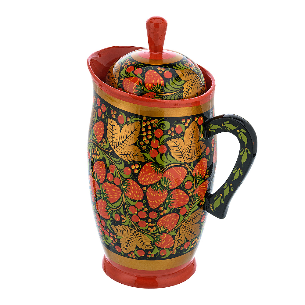 Набор для кваса «Клубника». Хохлома - интернет магазин Русь Велика я фото 3