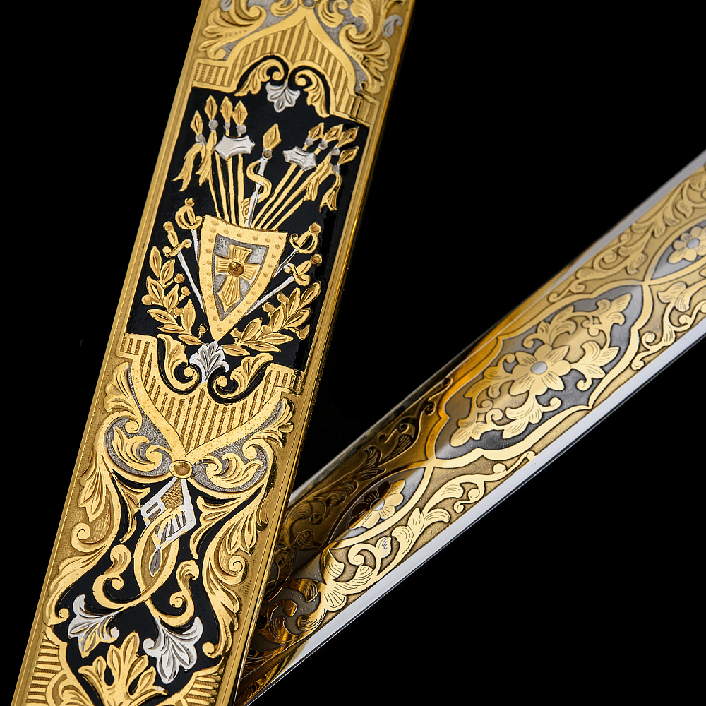 Кинжал сувенирный для левой руки «Дага». Златоуст - интернет магазин Русь Велика я фото 3