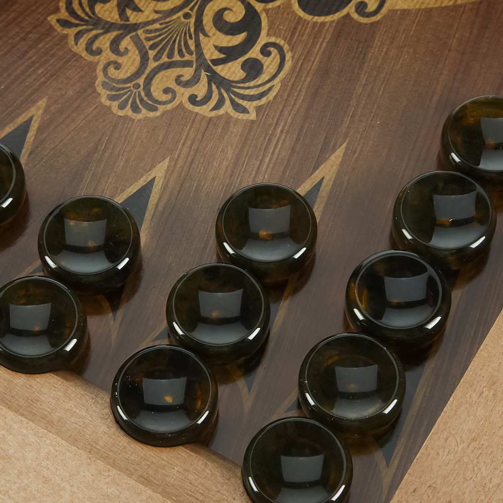 Нарды с янтарными фишками «Золотой питон» 60х30 см - интернет магазин Русь Велика я фото 5