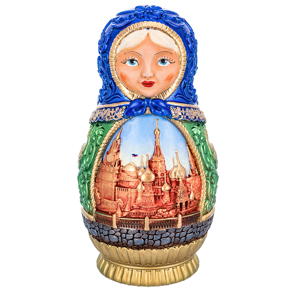 Скульптура деревянная резная «Матрешка» - интернет магазин Русь Велика я 