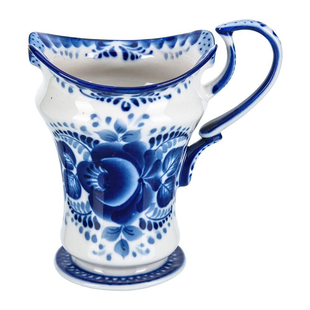 Чайный бокал «Женский». Гжель - интернет магазин Русь Велика я 