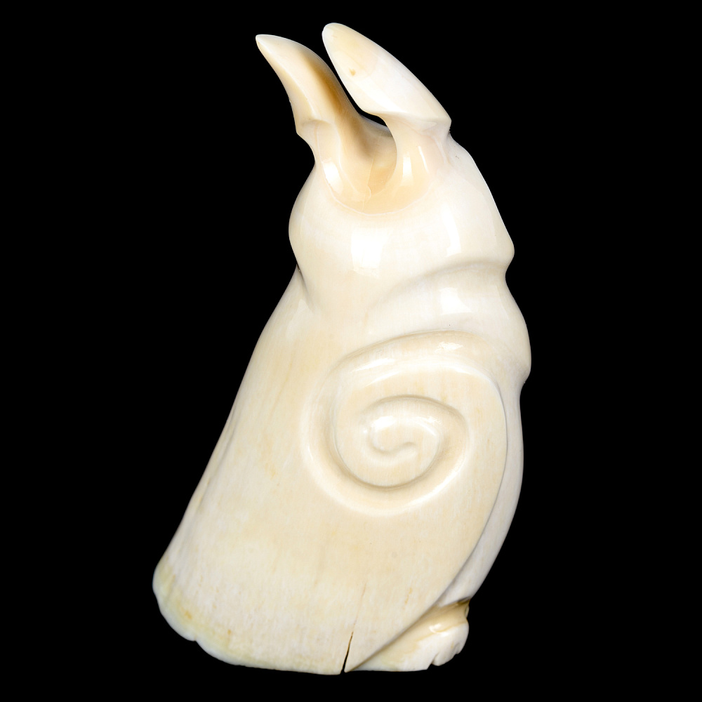 Скульптура из кости кита «Сова» - интернет магазин Русь Велика я фото 3