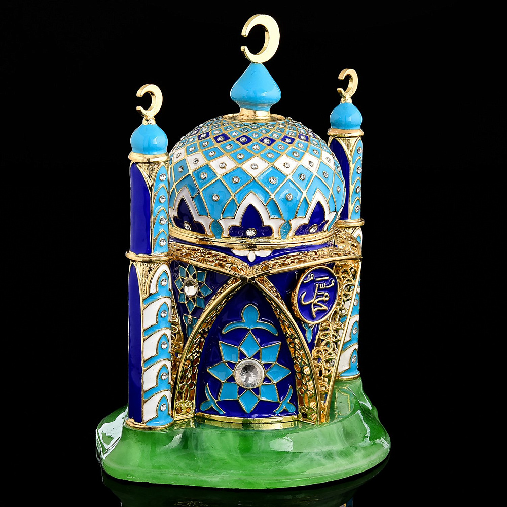 Шкатулка «Мусульманская Мечеть». Традиции Фаберже - интернет магазин Русь Велика я фото 4