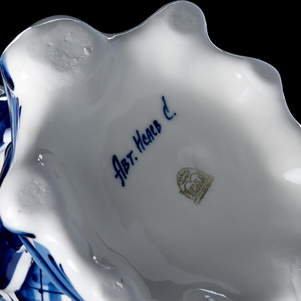 Кружка «Рак». Посуда Гжель - интернет магазин Русь Велика я фото 5