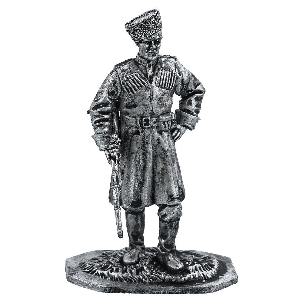 Оловянная миниатюра «Казак, пластун» - интернет магазин Русь Велика я 