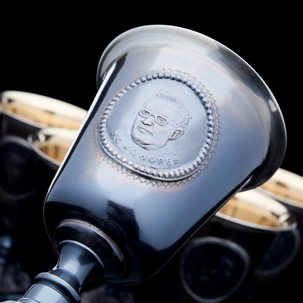 Набор рюмок «История железных дорог России» на 6 персон - интернет магазин Русь Велика я фото 3