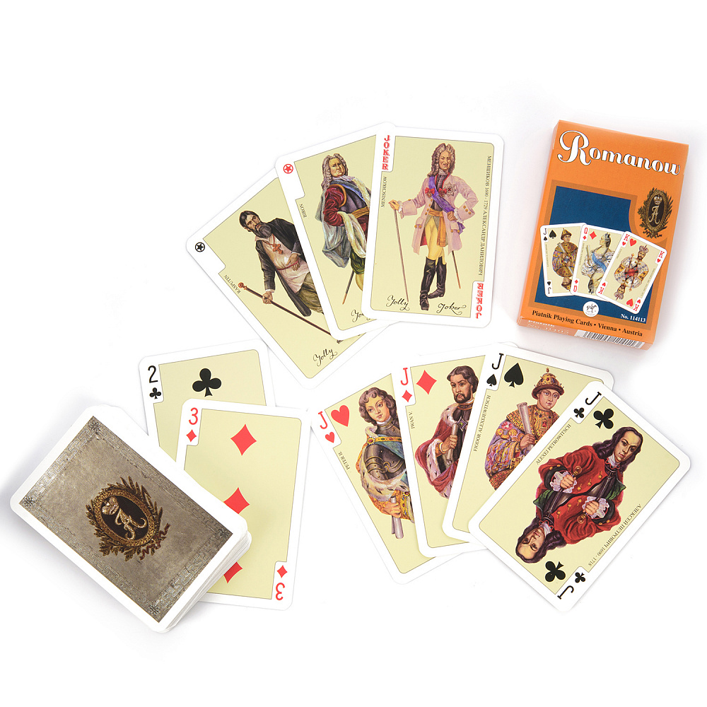 Игральные карты «Династия Романовых» (55 карт) - интернет магазин Русь Велика я 