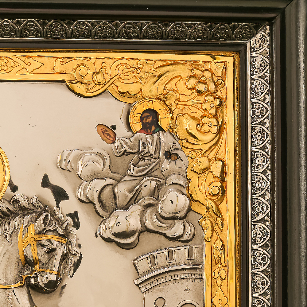 Икона «Георгий Победоносец» 39х34 см - интернет магазин Русь Велика я фото 4