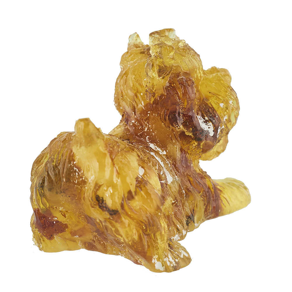 Статуэтка из янтаря «Собачка» - интернет магазин Русь Велика я фото 3