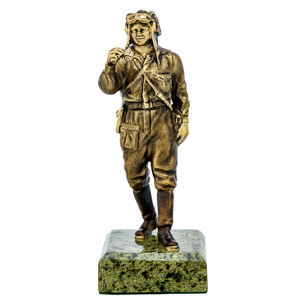 Бронзовая статуэтка «Танкист» - интернет магазин Русь Велика я фото 1