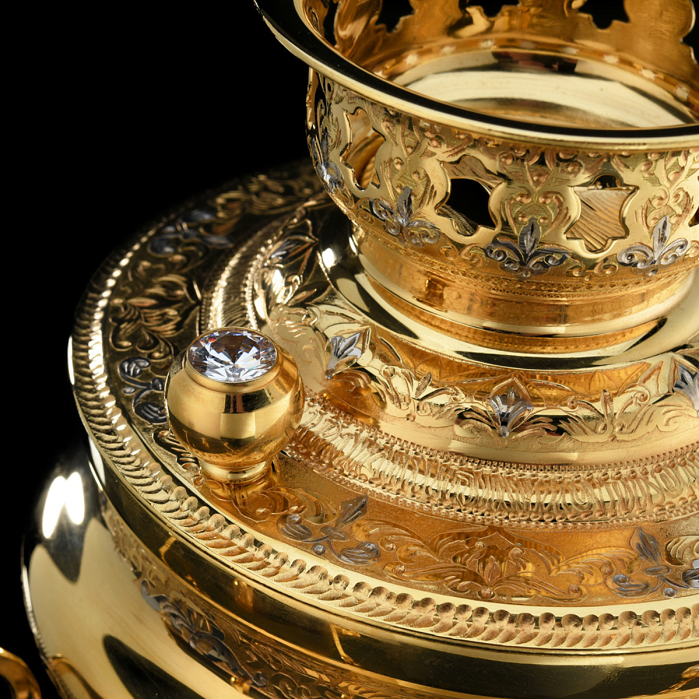 Самовар электрический 1,5 л «Орнамент». Златоуст - интернет магазин Русь Велика я фото 3