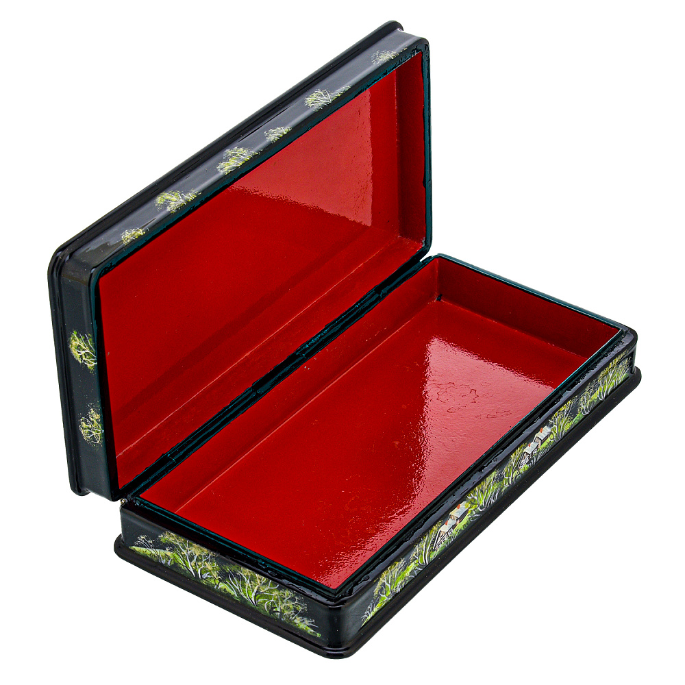 Шкатулка с художественной росписью «Осень» - интернет магазин Русь Велика я фото 3