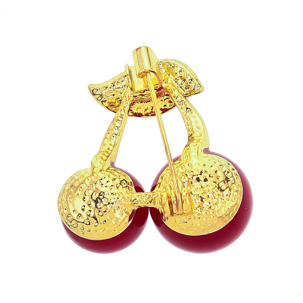 Брошь «Вишня» - интернет магазин Русь Велика я фото 1