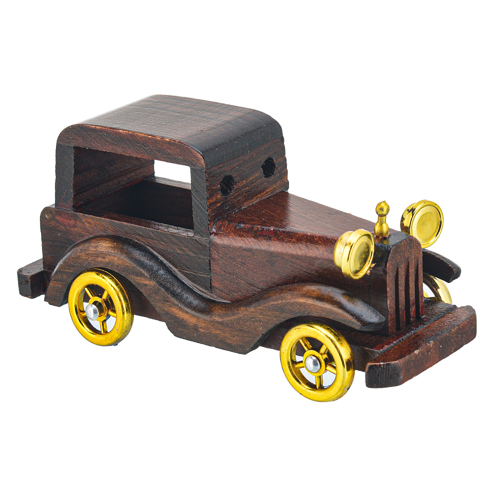 Деревянная игрушка «Ретро автомобиль» - интернет магазин Русь Велика я 