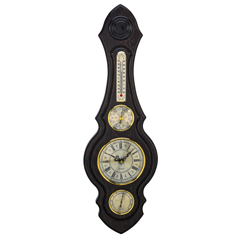 Метеостанция настенная с термометром, гигрометром и барометром - интернет магазин Русь Велика я 