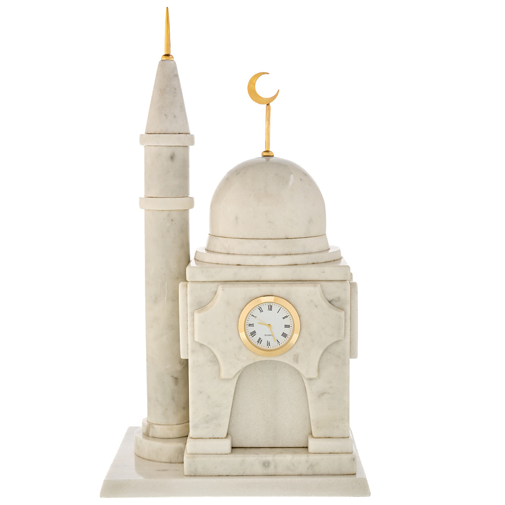 Часы настольные из камня «Мечеть» - интернет магазин Русь Велика я фото 1