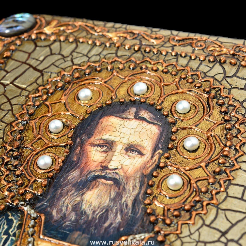 Икона «Святой праведный Иоанн Кронштадтский» 21 х 29 см - интернет магазин Русь Велика я фото 1