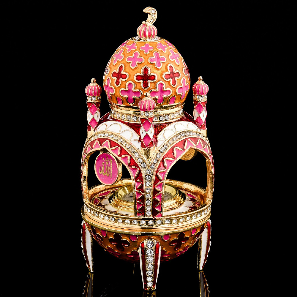 Шкатулка с часами «Мечеть». Традиции Фаберже - интернет магазин Русь Велика я 