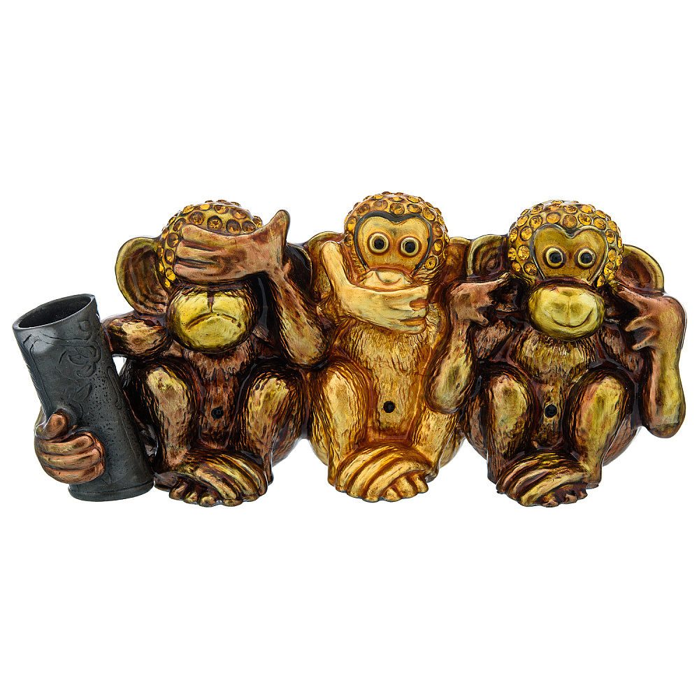 Визитница «Философское трио». Традиции Фаберже - интернет магазин Русь Велика я 