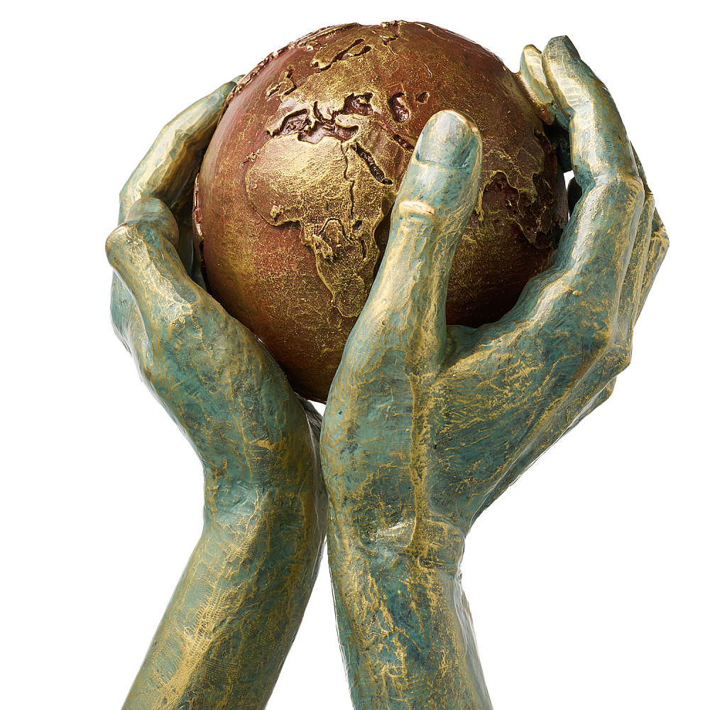 Скульптура «Мир в твоих руках» - интернет магазин Русь Велика я фото 3