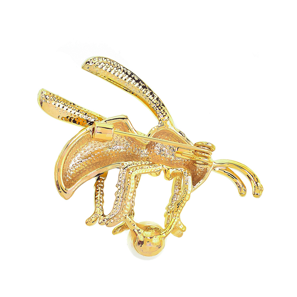 Брошь со стразами «Оса» - интернет магазин Русь Велика я фото 1