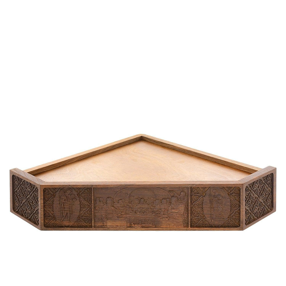 Полка для икон, угловая «Тайная Вечеря» - интернет магазин Русь Велика я фото 1