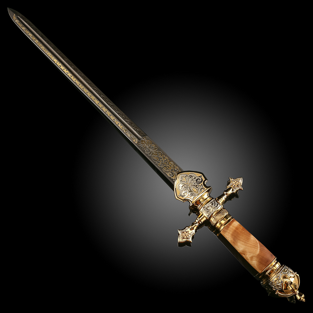 Кортик сувенирный «Царская охота». Златоуст - интернет магазин Русь Велика я фото 4