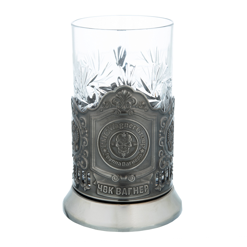 Подстаканник никелированный «Группа Вагнер» - интернет магазин Русь Велика я 