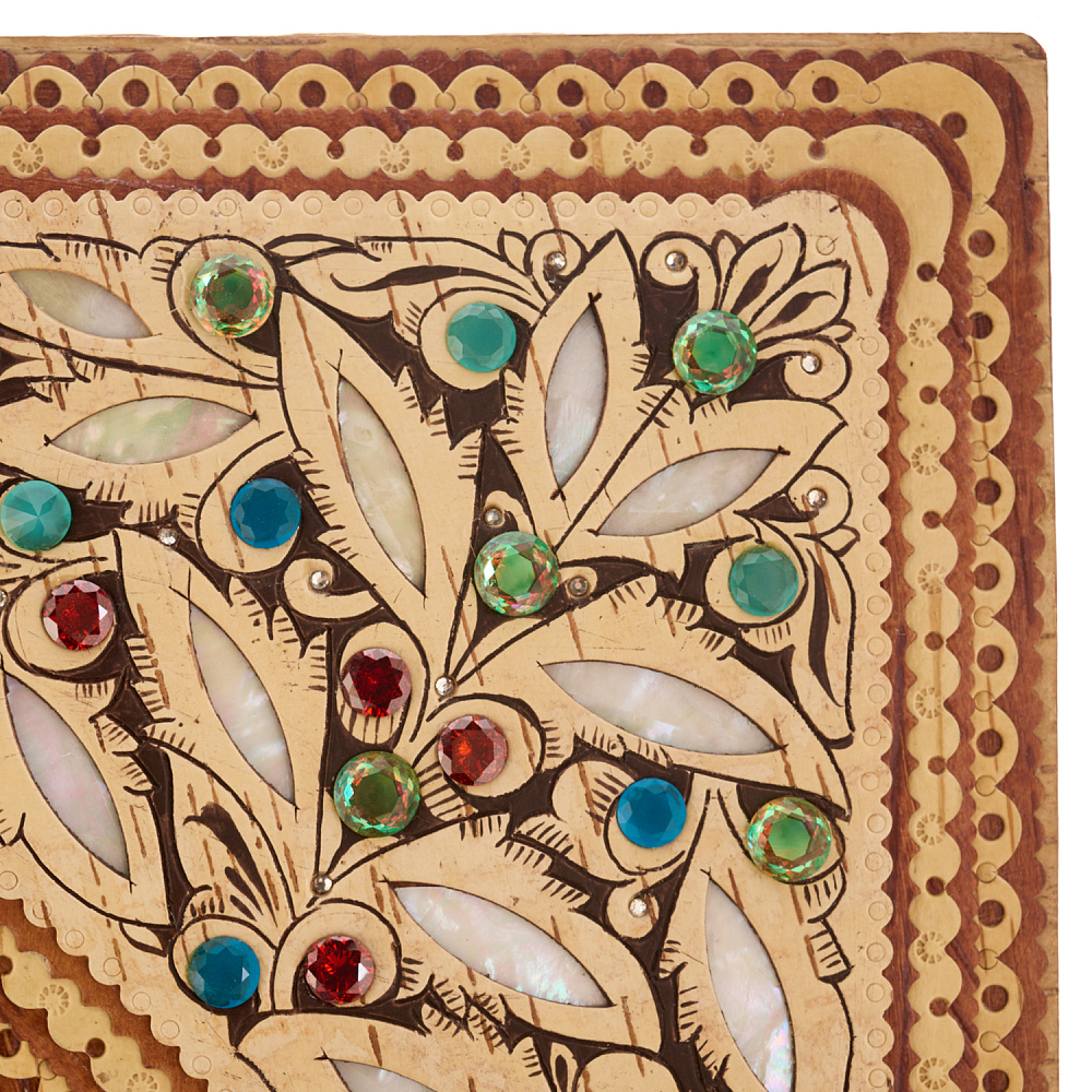 Икона из бересты «Георгий Победоносец» 43х62 см - интернет магазин Русь Велика я фото 6