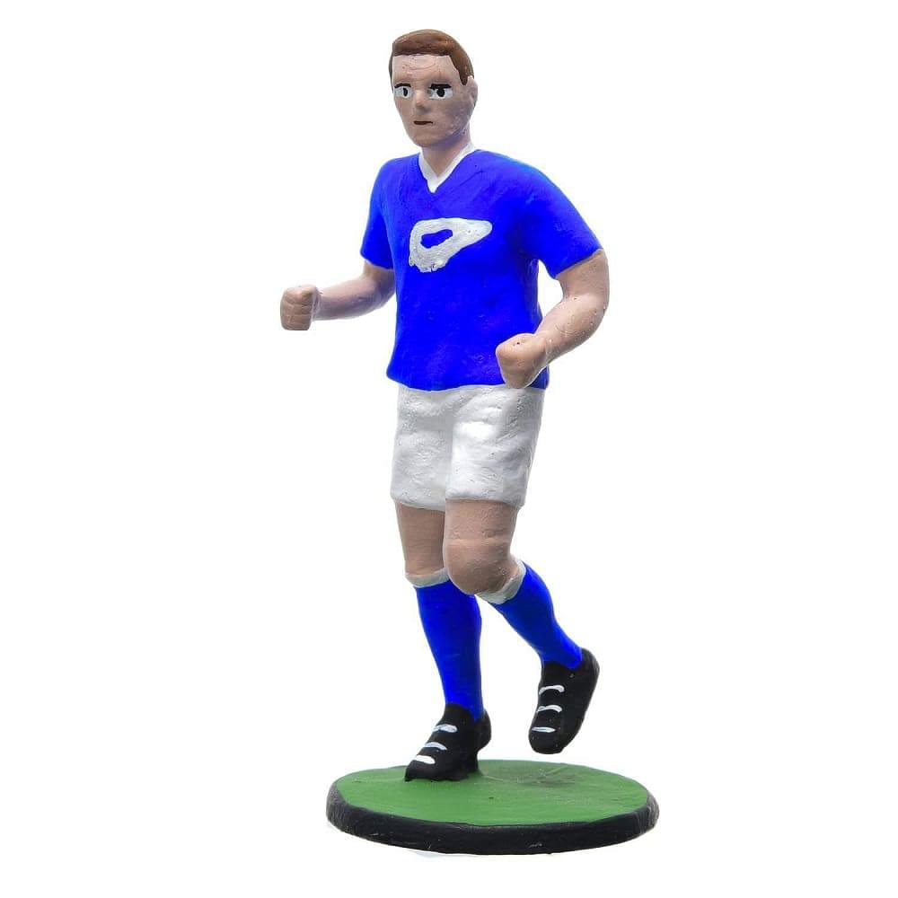 Оловянная миниатюра «Футбол» (цвет сине-белый) в шкатулке - интернет магазин Русь Велика я фото 1