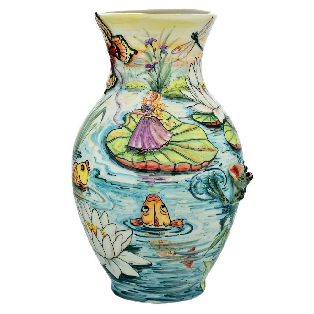 Ваза фарфоровая «Дюймовочка» - интернет магазин Русь Велика я 