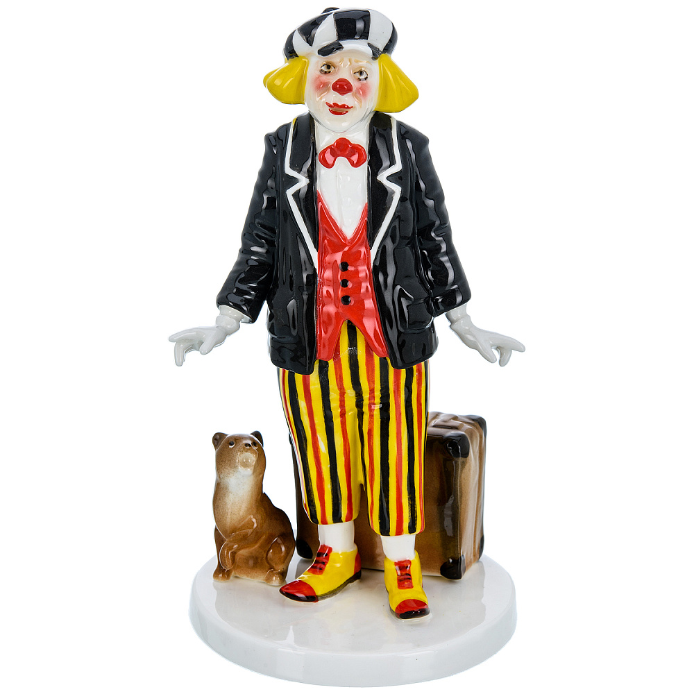 Керамическая статуэтка «Клоун Олег Попов» - интернет магазин Русь Велика я 