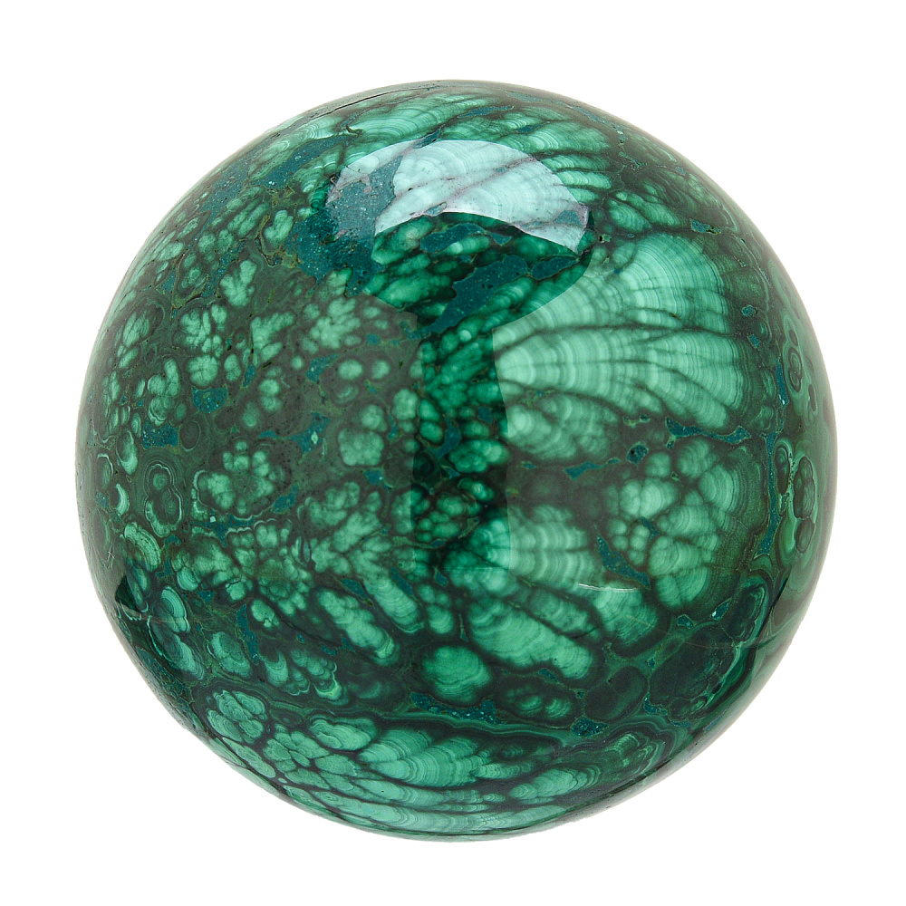 Шар-антистресс из малахита - интернет магазин Русь Велика я 
