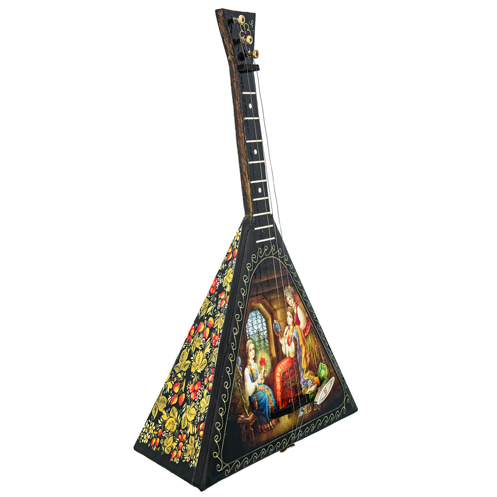 Балалайка сувенирная с росписью «Аленький цветочек» - интернет магазин Русь Велика я фото 1