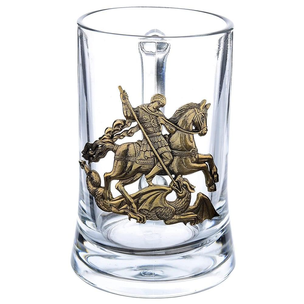 Кружка пивная «Георгий Победоносец» 670 мл. - интернет магазин Русь Велика я 