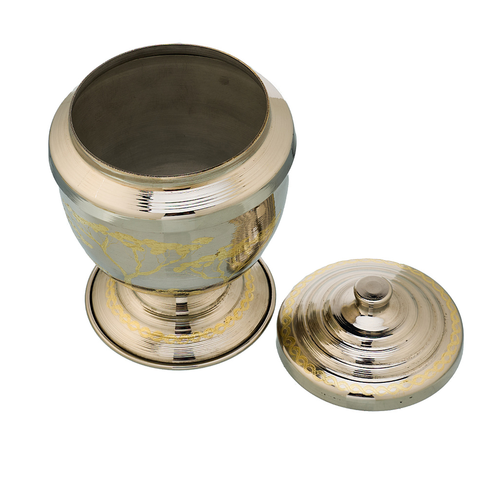 Самовар комбинированный 7 л с гравировкой «Львы» - интернет магазин Русь Велика я фото 11