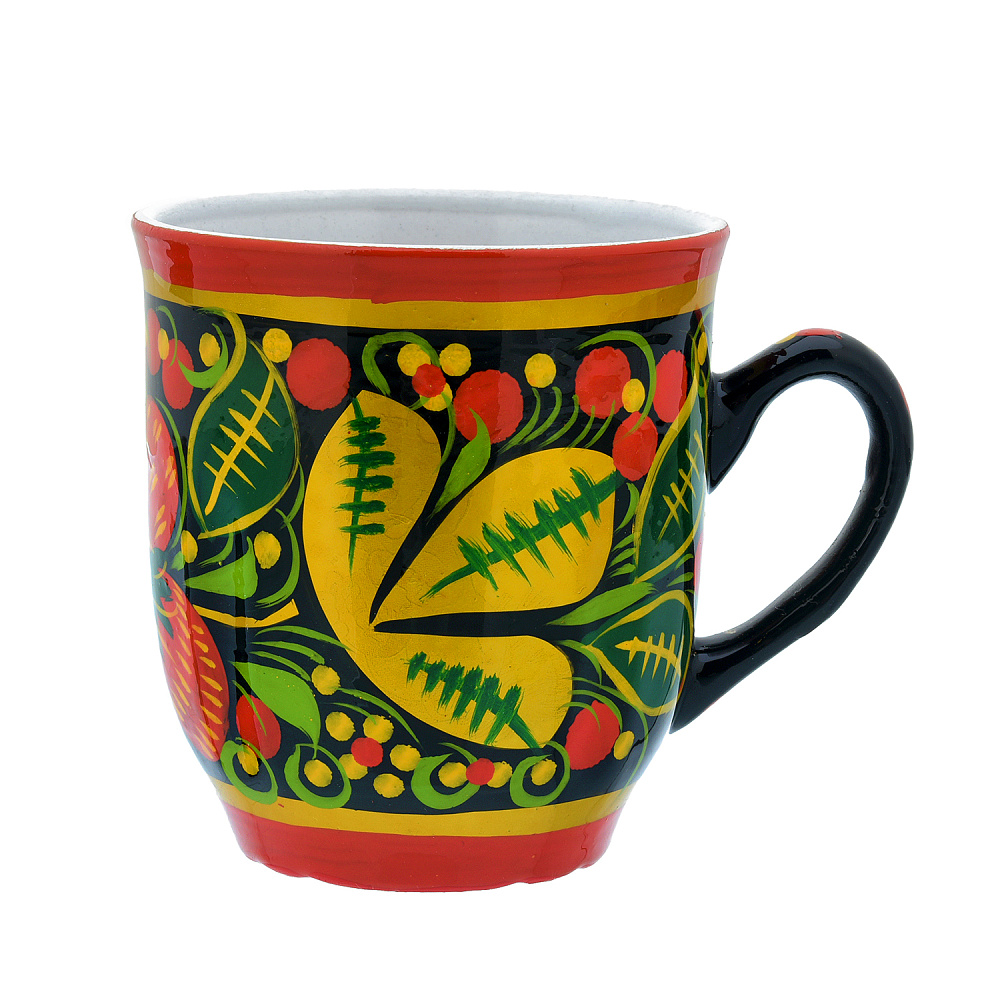 Питейный набор для сока «Клубника». Хохлома - интернет магазин Русь Велика я фото 2