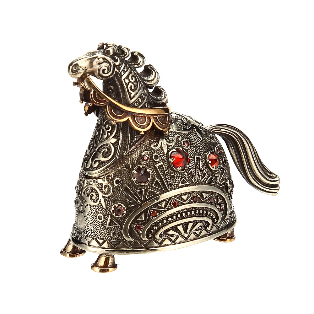 Бронзовый колокольчик «Конь-Огонь» - интернет магазин Русь Велика я фото 2