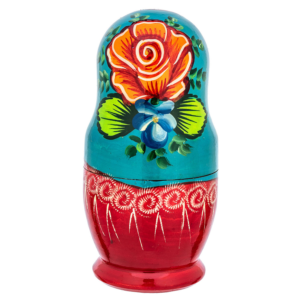 Матрешка «Розочка» 5 мест - интернет магазин Русь Велика я фото 2