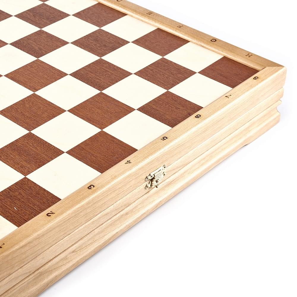 Шахматы деревянные с деревянными фигурами «Неваляшки Плюс» 37х37 см - интернет магазин Русь Велика я фото 4