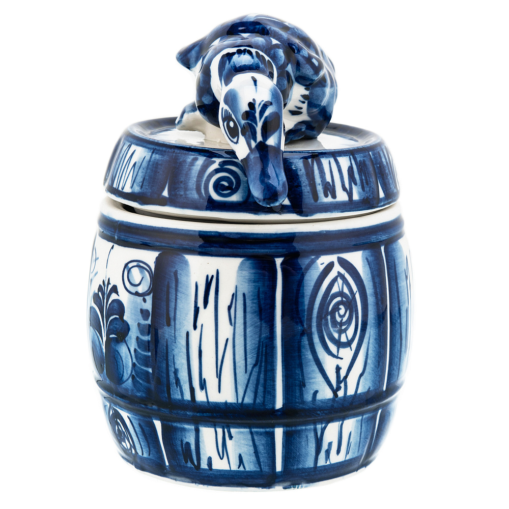 Икорница «Уточка». Гжель - интернет магазин Русь Велика я фото 2