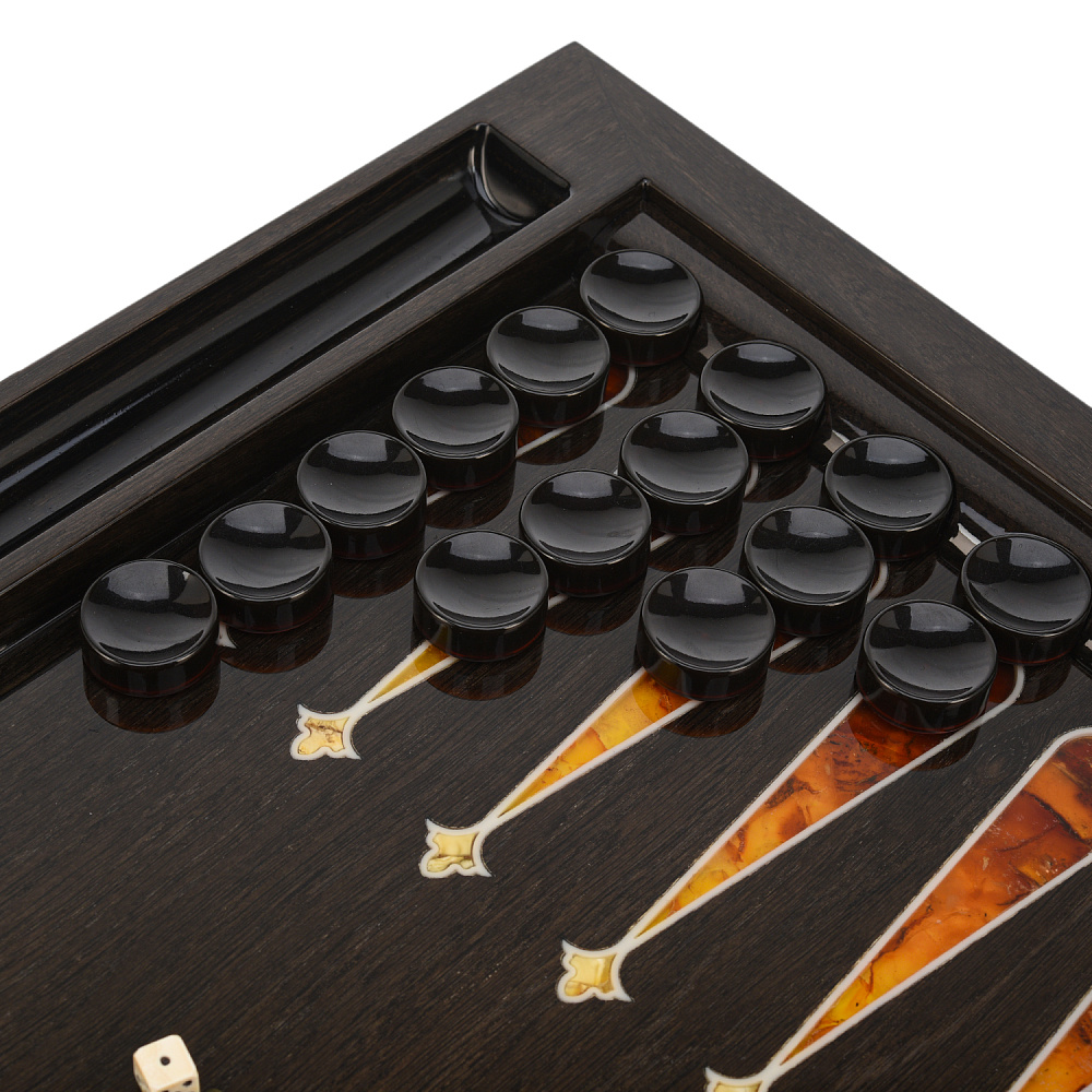 Нарды янтарные «Пантера» 60х32,5 см - интернет магазин Русь Велика я фото 6